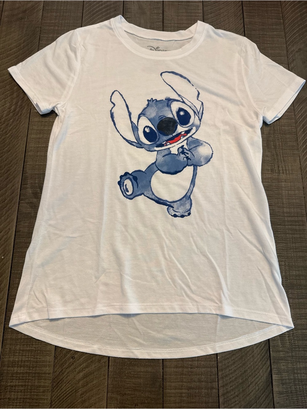 Disney Stitch White Graphic Tee